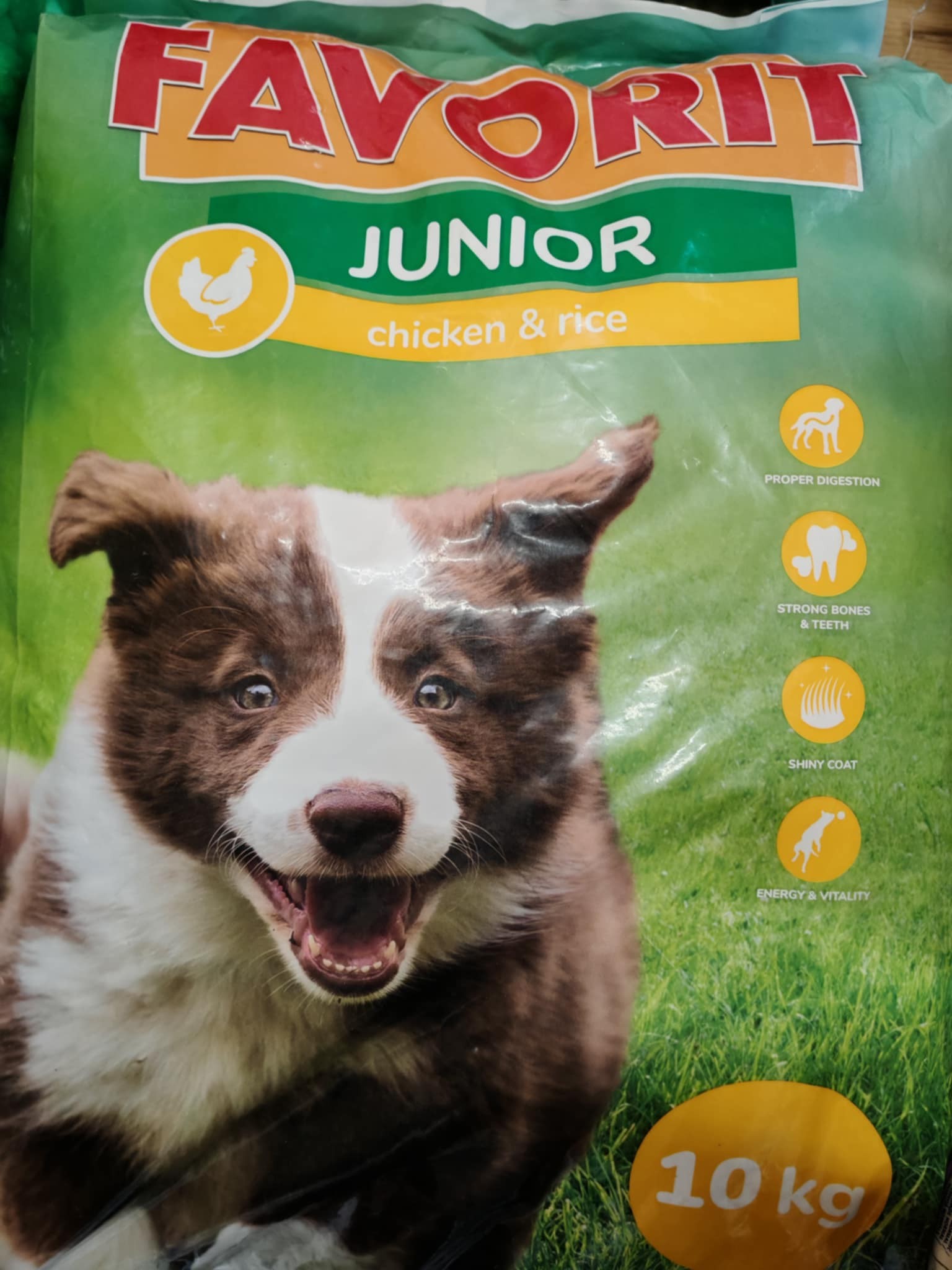 Favorit Junior száraz kutyaeledel 10kg